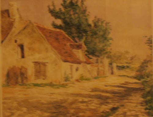 Le chemin de la ferme par Georges Paul Franois Laurent Lauge