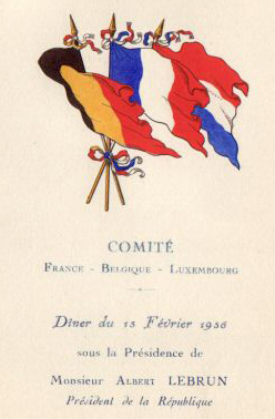 Comite France Belgique Luxembourg par Albert Franois Lebrun