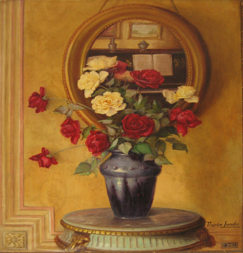 Bouquet de roses rouges par Thrse Isabelle Marie Camille Malzieux