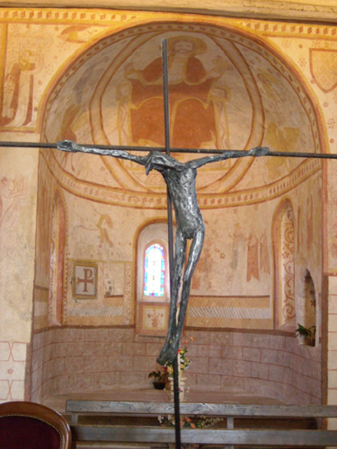Christ en croix par Christian Malzieux