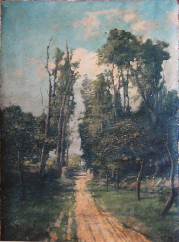 Chemin campagnard par Joachim Georges Leon Malzieux