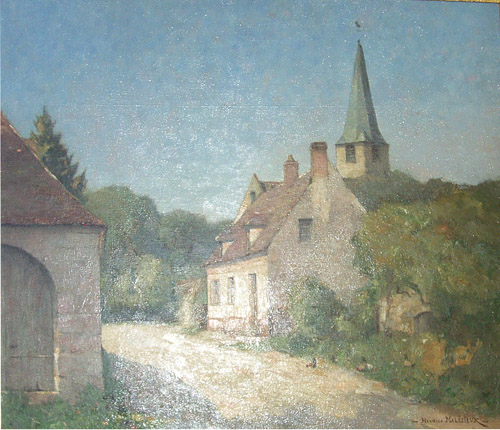 Un petit village par Maurice Gabriel Malzieux