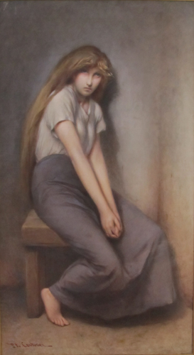 Marguerite en prison par Philibert Lon Couturier