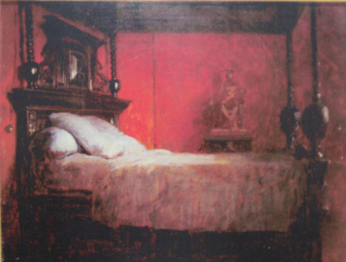 Chambre mortuaire de Victor Hugo par Dsir Franois Lauge