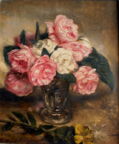 Roses, roses et blanches par Jean Baptiste Malzieux