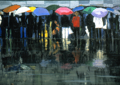 Les Parapluies par Christian Malzieux