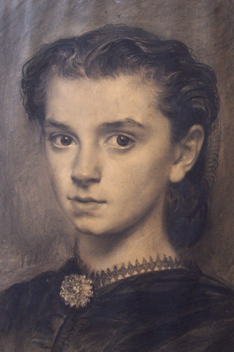 Portrait de Berthe Malzieux par Jean Baptiste Malzieux