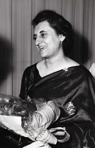 Mme Indira Gandhi par Claude Ducher