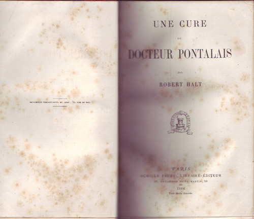 Une cure du Docteur Pontalais par Louis Charles Vieu