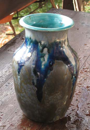 Vase  collerette par Marie-Thrse Landr