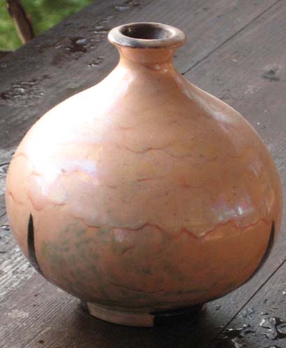 Vase  petit col par Marie-Thrse Landr