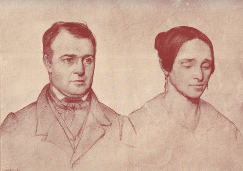Portrait de ses parents par Jean Baptiste Malzieux