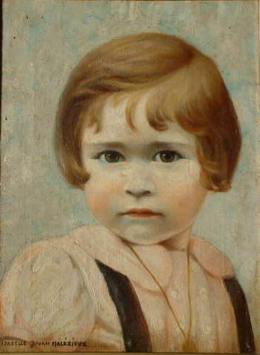 Portrait d'un enfant par Isabelle Marie Yvonne Malzieux