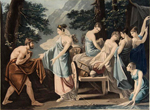 Odysse - Ulysse secouru par la princesse Nausicaa