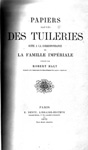 Papiers sauvs des Tuileries